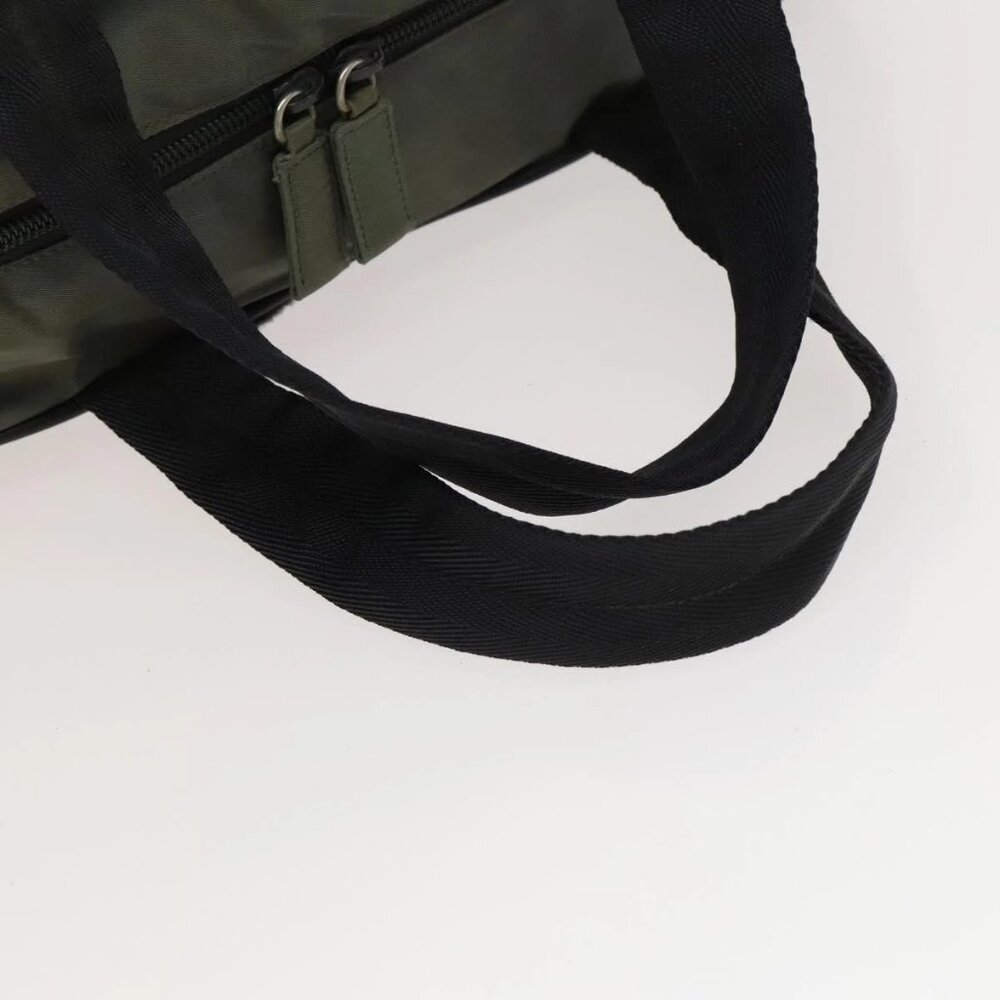 PRADA Sports Boston Bag Nylon Gray Silver Auth bs27925 - Picture 7 of 16